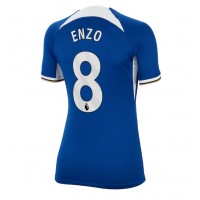 Camisa de Futebol Chelsea Enzo Fernandez #8 Equipamento Principal Mulheres 2023-24 Manga Curta